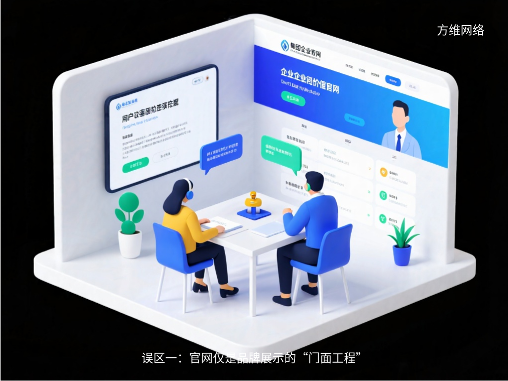 誤區(qū)一：官網(wǎng)僅是品牌展示的“門面工程”