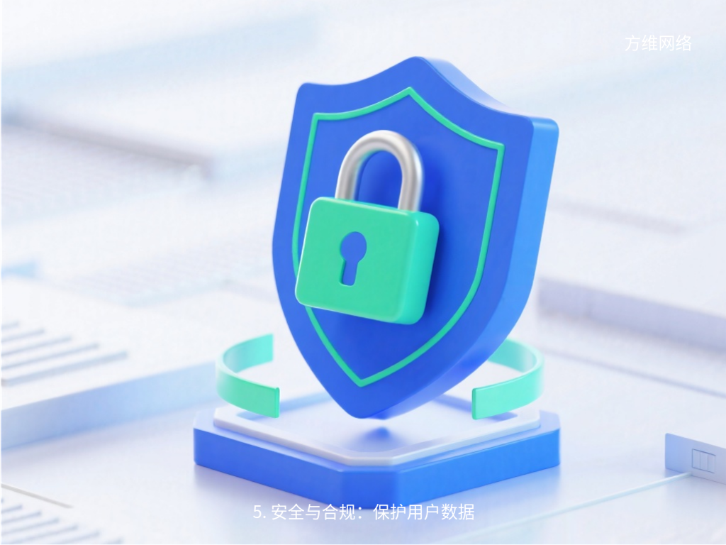 5. 安全與合規(guī)：保護(hù)用戶(hù)數(shù)據(jù)