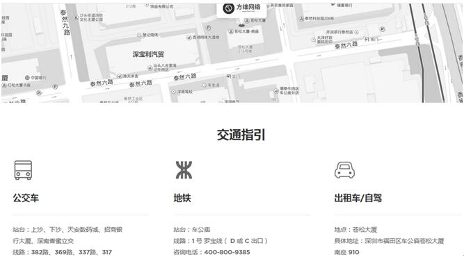 科技公司網站聯(lián)系方式